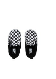 Resim Vans In Slip-on V Crib Siyah Bebek Spor Ayakkabı Checker Black/true White 
