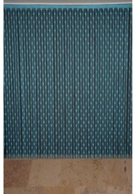 Resim Kalpli Model Turkuaz Renk Ip Perde Hazır Ip Perde 300x280 