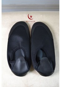 Resim Kaydırmaz Taban Tavaf Patiği Hac Ve Umre İçin 1. Sınıf Kalite, Patik İçi Akıllı Taban Siyah 