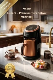 Resim Türk Kahve Makinesi - Bol Köpüklü Lunera Premium Tasarım 