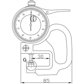 Resim Fett 0-10mm Asimeto Dijital Kalınlık Komparatörü As-491010 