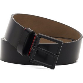 Resim Erkek Siyah Deri Kemer - Siyah / 110 