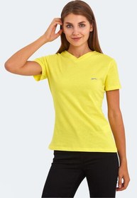 Resim Slazenger KRISTEN I Kadın Tişört Sarı 