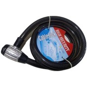 Resim Anahtarlı Motosiklet Kilidi 25x2000 Mm Siyah Kilit N11.3069 