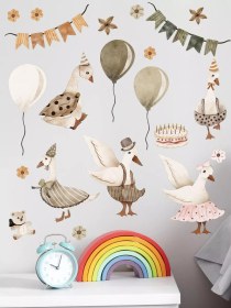 Resim Voobrazarium Çocuklar İçin Duvar Çıkartmaları Seti 196855517 Bej 