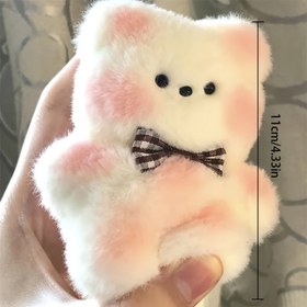 Resim Küçük Kediler ve Köpekler için Mükemmel, Pil Gerektirmeyen, Yumuşak, Sevimli Peluş Karikatür Ayı ve Tavşan Oyuncakları - İç Mekan Oyunları ve Sarılma Zamanı için Mükemmel, Köpek Oyuncakları, Canlı Tasarım, Dayanıklı Dikiş 