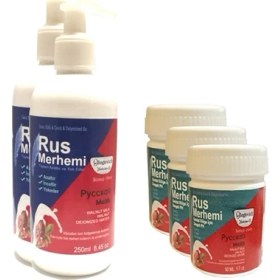 Resim Hintohu Tüy Dökücü Azaltıcı Rus Merhemi 250 ml 2 Adet+Genital Bölge Merhemi 50 ml 3 Adet 