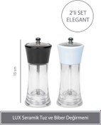 Resim Sunplast Seramik Elegant Tuz & Biber Değirmeni - 2'li Set 