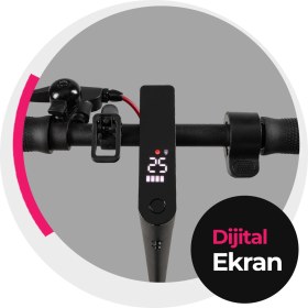 Resim Jıbo JB-501B Katlanabilir Elektrikli Scooter 8.5" 350W Siyah 