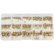 Resim Besthome1 220 Adet Gb810 Standardı Bakır Somunlar, Yüksek Erozyon Direnci, Kutulu Set 