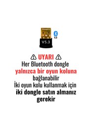 Resim HADRON ALVERA Bluetooth 5.3 Usb Adaptör - Kablosuz Bluetooth Dongle - Pc & Laptop Uyumlu - Tak Çalıştır 