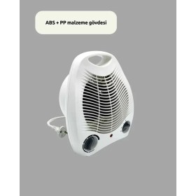 Resim Mini Elektrikli Isıtıcı - Taşınabilir Fanlı Isıtma Sistemi Midastech 
