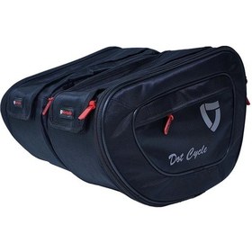 Resim Dot Cycle Küçük Körüklü Yan Çanta Siyah 