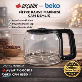 Resim Arçelik CFM 6350 I Filtre Kahve Makinesi Cam Demlik Sürahi 