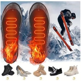 Resim Willowhaven Siyah 36v Isıtmalı Ayakkabı Tabanlığı Karbon Fiber Hızlı Isınma Uzun Süreli Isıtma 