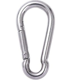 Resim 10mm Düz Yaylı Galvanizli Karabina 1 Adet 