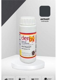 Resim Derby Special Antrasit Deri Boyası 100 Ml / Mont Eşya Çanta Kemer Cüzdan Ayakkabı Deri Boyası 