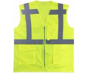 Resim Emirhan Reflektörlü Ikaz Yeleği ( Mühendis Yeleği ) Cepli 