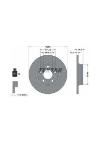Resim Audi A4 B5 Fren Diski On 1995-2001 Textar 92071605 2adettir 