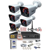 Resim Ids - 5 Kameralı 1080P Fullhd 5Mp Sony Lensli Kamera Seti - 2021 