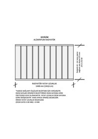 Resim Alüminyum Panel Radyatör Klasik 600x18 Dilim Ral 7016 Radyatör 