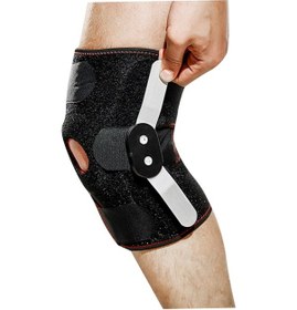 Resim Çelik Plaka Diz Pedleri Diz Bantları Koşu Dizli Brace Sports 