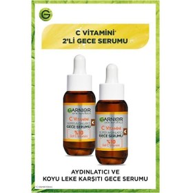 Resim Garnier C Vitamini Süper Aydınlatıcı Gece Serumu 2 x 30 ML 
