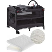 Resim 2052 Madre Pro Oyun Parkı 70x110 Cm Bebek Beşik Yatak Hediyeli Siyah 