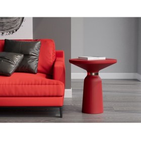 Resim Echo Furniture Elegance Rubin Kırmızı Sehpa 