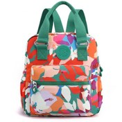 Resim Geeksen Kadın Günlük Küçük Sırt Çantası Beige / Yeşil / Turuncu 