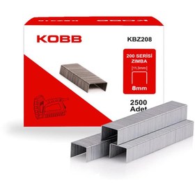Resim AyrStore KOBB KBZ208 8mm 2500 Adet 200 Serisi Ağır Hizmet Tipi Zımba Teli 