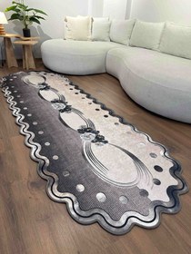 Resim VERA VİZON - Kaymaz Deri Taban Makinede Yıkanabilir Salon Oturma Odası Mutfak Halısı - QUANTUM SERİSİ / SAÇAKSIZ / 140x200 (3m²) 