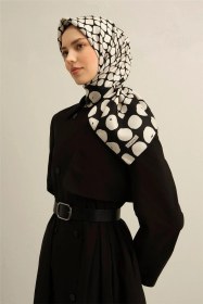 Resim Armine Geometrik Desenli Saf İpek Twill Eşarp 9354d 82 Çok Renkli 