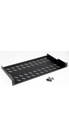 Resim Lande 19” 1U Sürgülü Rack Raf Siyah Renk ile Kolay Erişim ve Bakım İmkanı Sunar 
