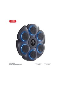 Resim Duvara Monte Müzikli Akıllı Boks Antrenman Makinesi Rgb Işıklı Boks Hedefi + 2 Eldiven 