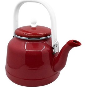 Resim Orcamp Retro Emaye Kamp Çaydanlığı Kırmızı Out-1551 Çok Renkli 