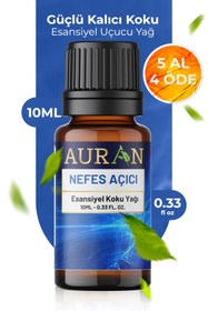 Resim AURAN Nefes Açıcı Nane Ve Okaliptüs Esansiyel Uçucu Koku Yağı Buhurdanlık Yağı Difüzör Esansı Küre 10ml 