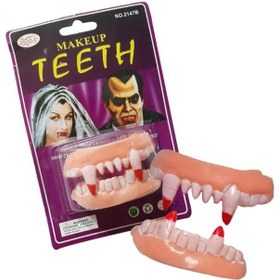 Resim Çift Damak Yumuşak Vampir Dişleri 