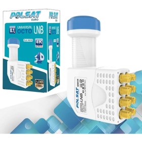 Resim Lnb Sekizli Gold 0.1db 3d 4k Polsat Euro P21148S6948 