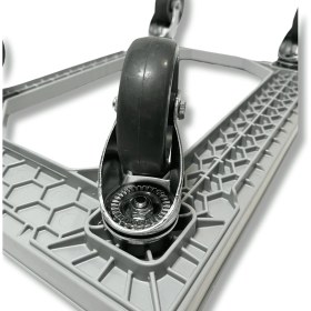 Resim Alpbx Profesyonel Gri Taşıma Arabası 300 kg | 60X40 cm | Döner Tekerli Mekanizma 