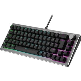 Resim Cooler Master CK720 Siyah RGB Hot Swap %65 Kailh Box White Switch Mekanik Kablolu Gaming Klavye 