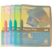 Resim Comix Sıkıştırmalı Dosya Ortadan Klipsli 23x31 Şeffaf Renkler LW423A-S1 