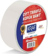 Resim ÇIFT TARAFLI KÖPÜK BANT 38MMX5M 5038G Kraf