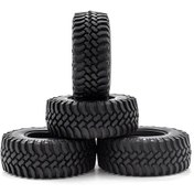 Resim Honmex 1/10 Rc Araba İçin 4 Adet Kauçuk Lastik, Trx4 Scx10 90046 90047 Cc01 Uyumlu, D Çeşidi 110x40mm 