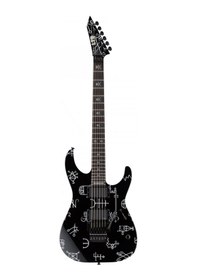 Resim Esp Ltd Lkhdemon Kirk Hammett Demonology Elektro Gitar Metallic 
