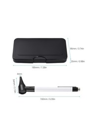 Resim Besthome1 Taşınabilir Led Işıklı El Tipi Otoskop, Kulak Muayene Aparatı, Aksesuarlar Ve Pratik Diagnosi 