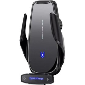 Resim Winex Mobile Winex Q9 15W Sensörlü Araç Içi Kablosuz Hızlı Şarj Aleti ve Telefon Tutucu 