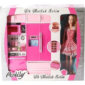 Resim 02318 Anlily Bebekli Mutfak Dolabı Oyun Seti -oydaş 