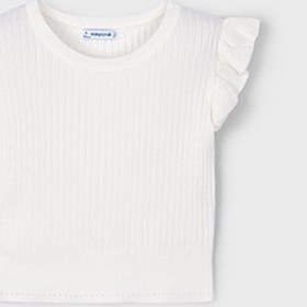 Resim Mayoral Kız Çocuk Çizgili Bluz Krem 