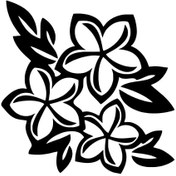 Resim habune Çiçek Buketi Sticker 10 X 10 Cm 